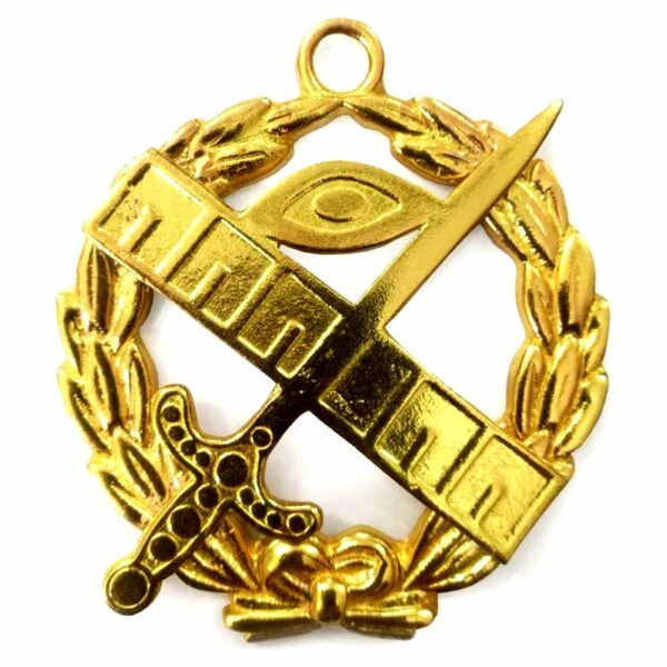 Grand Expert French Rite Officer Collar Jewel Gold Metal