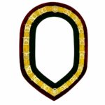 Deluxe Shriner Chain Collar Tri Color Red Green Yellow