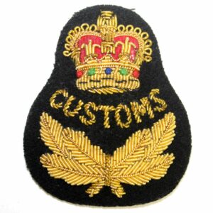 Australian Customs cap bullion badge