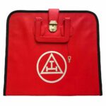 Royal Arch Chapter Apron Case Red Imitation Leather