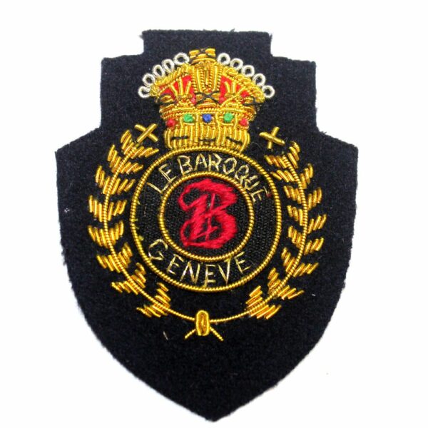 Handmade Embroidered Wire Wool Fabric Badge