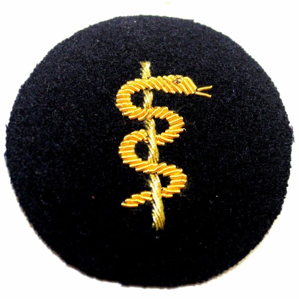 German Navy Medic Sleeve Badge Hand Embroidered
