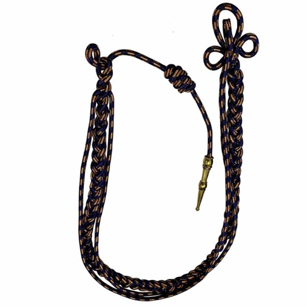 Military Shoulder Cord Orange Blue
