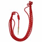 Genuine Army Shoulder Cord Red Brass Tip