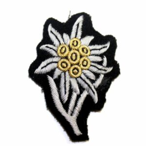 WW2 German Army Edelweiss Embroidered badge
