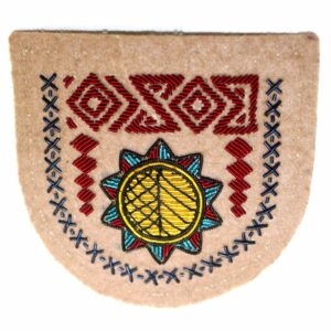 Bosko Folk Art Embroidered Badge
