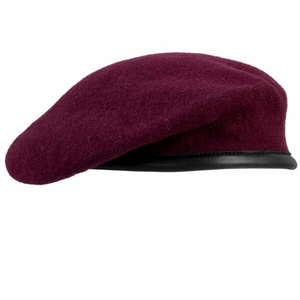 High Quality Maroon Beret Silk Army Beret Caps