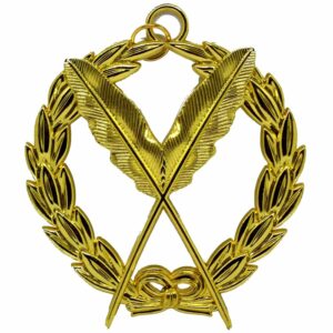 Grand Secretary Deacon Blue Lodge Officer Collar Jewel
