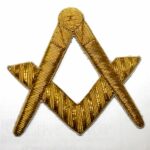 Masonic Square and Compass Lapel badge