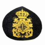 Badge Pipe Major Gold on Black
