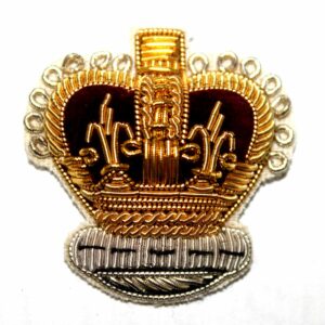 Wholesale Hand Embroidered Crown Badges