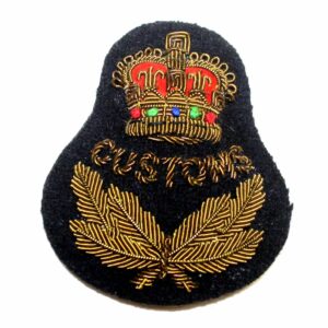 Australian Customs Bullion Hat Badge
