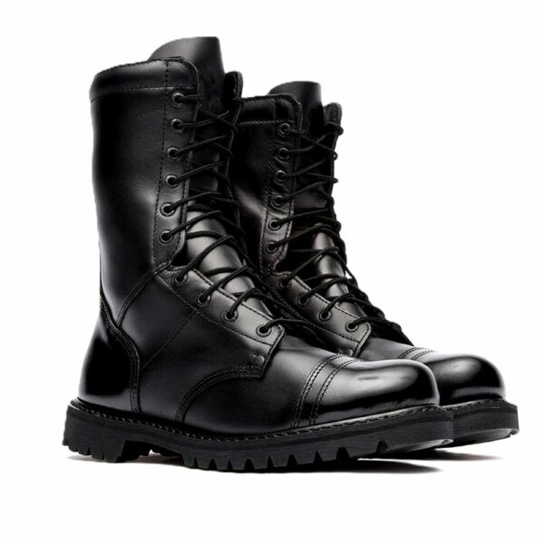 20Military Duty Black Zipper Jump Boot Military Duty Black Zipper Jump Boot