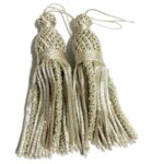 Silver Bullion Tassels Army Uniform