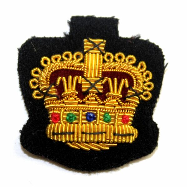Custom Fabric Crown Badges Custom Fabric Crown Badges