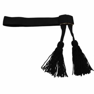 Waist Sash Black Uniform Ceremonial Special Parade