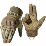 Leather Combat Shooting Hunting Gloves