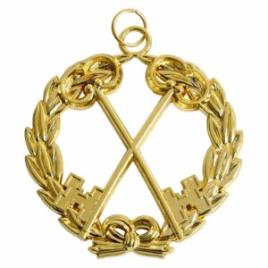 Grand Treasurer Blue Lodge Officer Collar Jewel