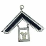 Past Master Blue Lodge Collar Jewel Silver Metal