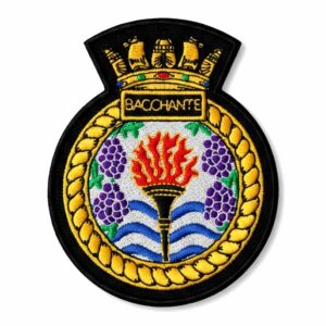 Bacchante Embroidered Biker Patch