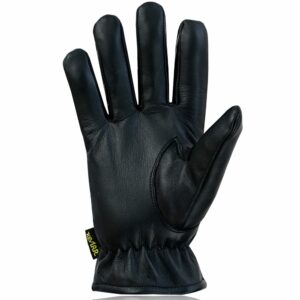 Police Anti Slash Fire Resistant Leather Gloves