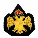 32nd Degree Scottish Embroidered Badge