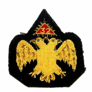 32nd Degree Scottish Embroidered Badge