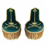 Saudi Arabia with gold colored cord fringes