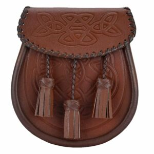 Brown Scotland Kilt Sporran Bag