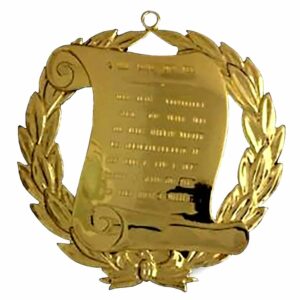 Grand Orator Blue Lodge Officer Collar Jewel