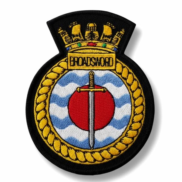 Broadsword Embroidered Biker Patch Broadsword Embroidered Biker Patch
