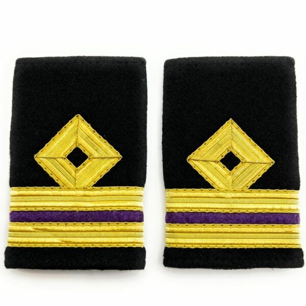 Epaulette Merchant Navy Third 2 Bars Slip On Epaulette Merchant Navy Third 2 Bars Slip On