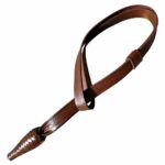 MILITARY SWORD KNOT BROWN LEATHER