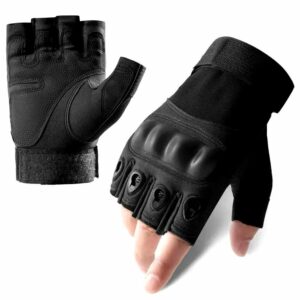 Tactical Fingerless Gloves for Men Military