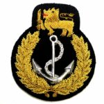 Navy Officer Gold Blazer Badge