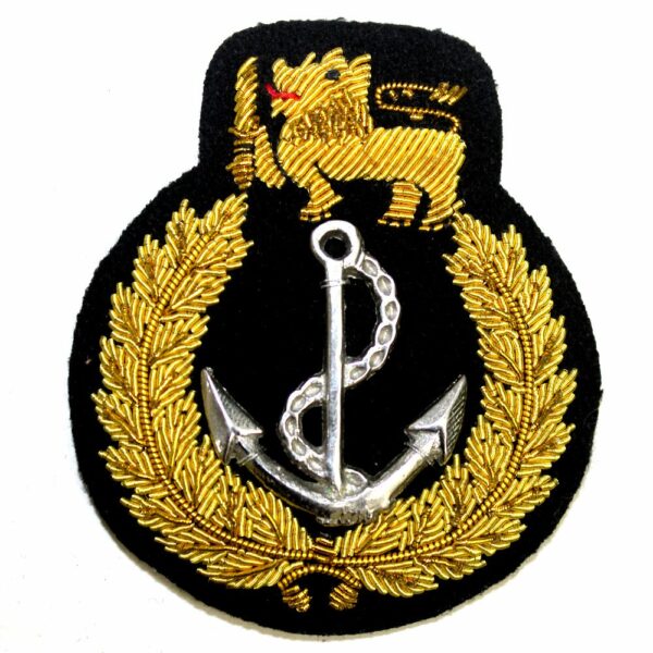 Navy Officer Gold Blazer Badge