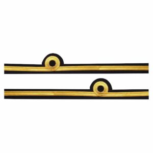 Cuff Rank Sleeve 1 Curl Gold Wire Sub-Lieutenant