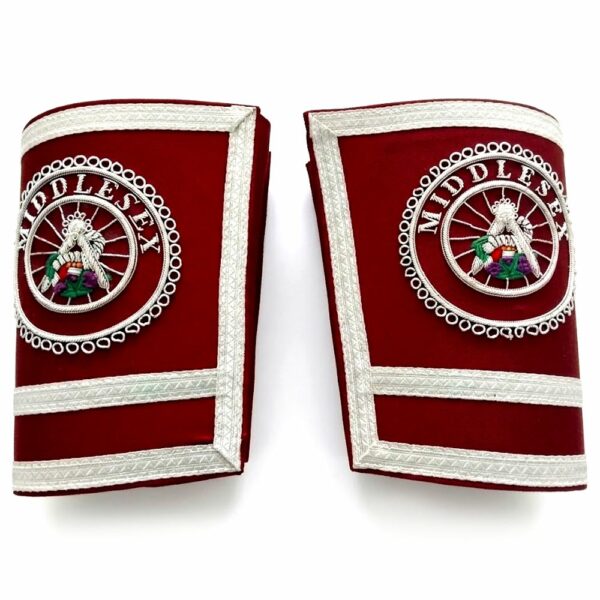 Masonic Regalia Craft Provincial Steward Gauntlets Cuffs