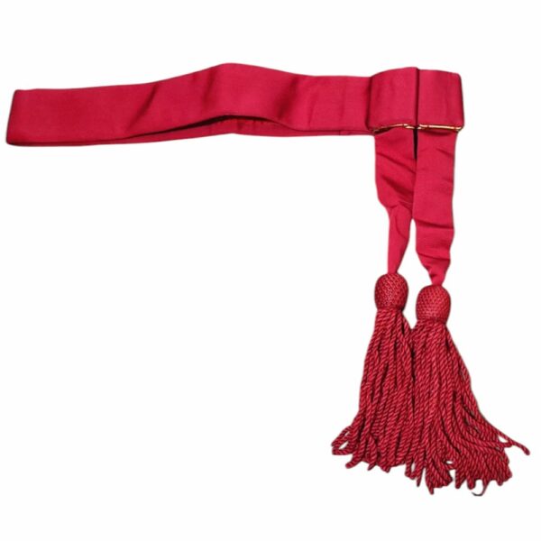 British Army Officers Ceremonial Mehroon Waist Sash