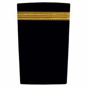 Epaulettes Gold One Bars On Navy