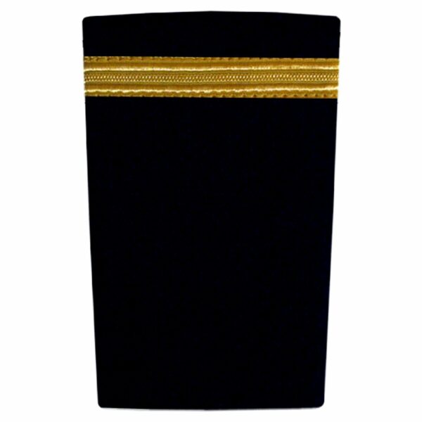 Epaulettes Gold One Bars On Navy Epaulettes Gold One Bars On Navy