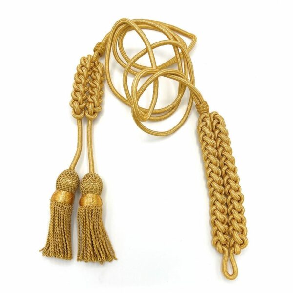 Drum Major's Dress Cords Gold Mylar