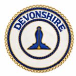 Devonshire embroidered badge design