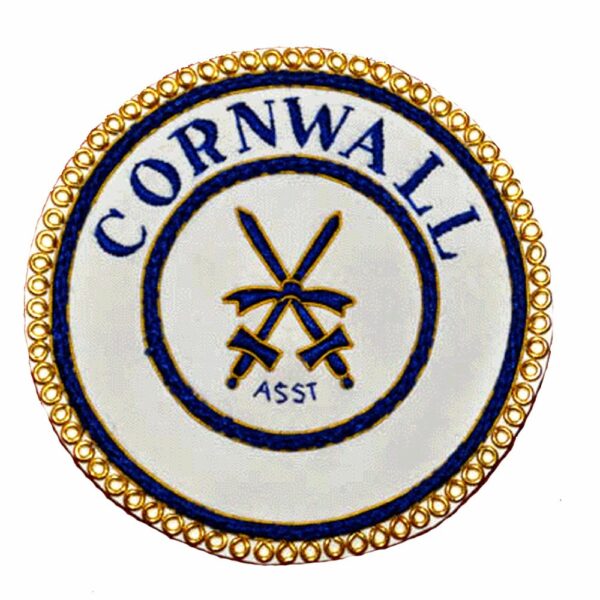 Masonic Cornwall embroidered badge Masonic Cornwall embroidered badge