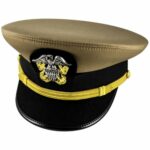 Commander Khaki Military Peak Cap