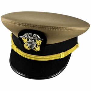 Commander Khaki Military Peak Cap