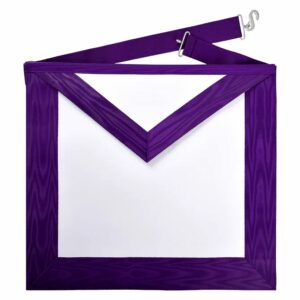 Allied Masonic Degrees Apron Purple Ribbon