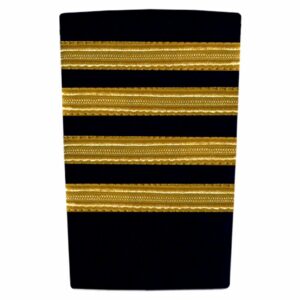 Military Four Bars Gold bullion braid Epaulettes