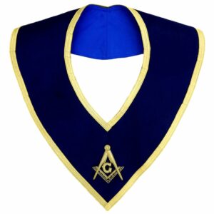 Master Mason Blue Lodge Collar Gold Braid Border