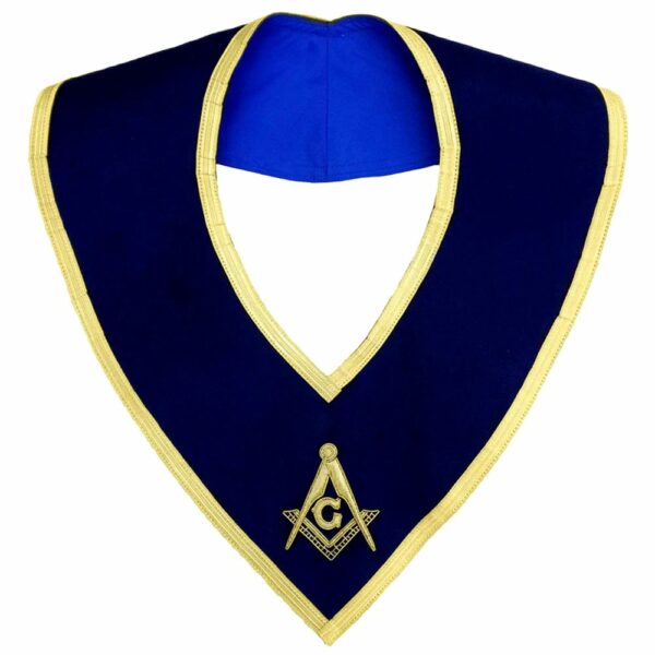 Master Mason Blue Lodge Collar Gold Braid Border Master Mason Blue Lodge Collar Gold Braid Border